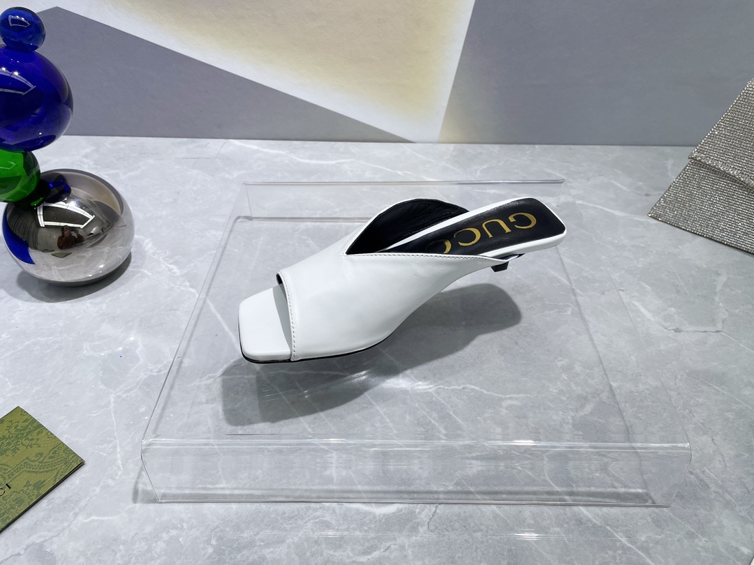 Gucci Women's mid-heel open-toe pump WOMEN 3 - vstockx