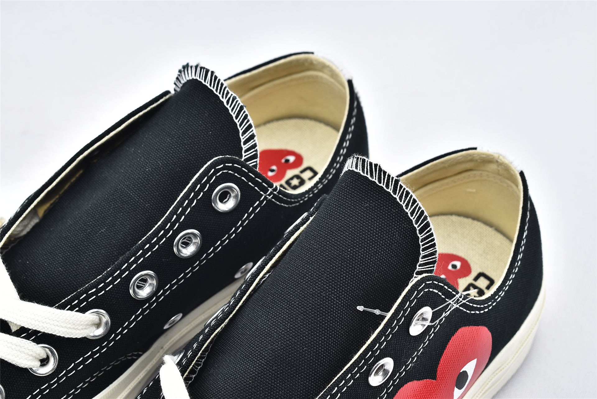 Converse Chuck Taylor All-Star 70s Ox Comme des Garcons PLAY Black - vstockx