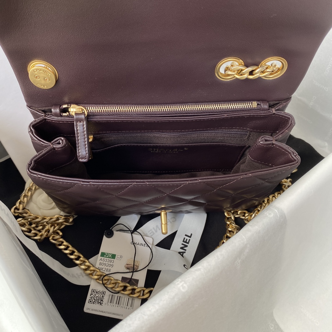 Handbag Chanel AS3393 size 14*22*8 cm - vstockx