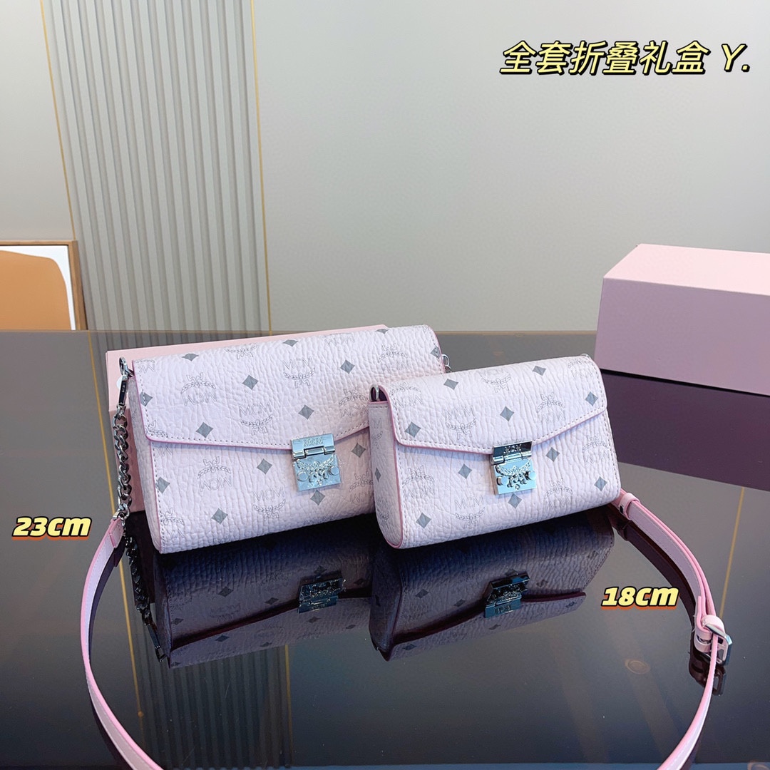 Handbags MCM mom size:23*5*14 cm - vstockx