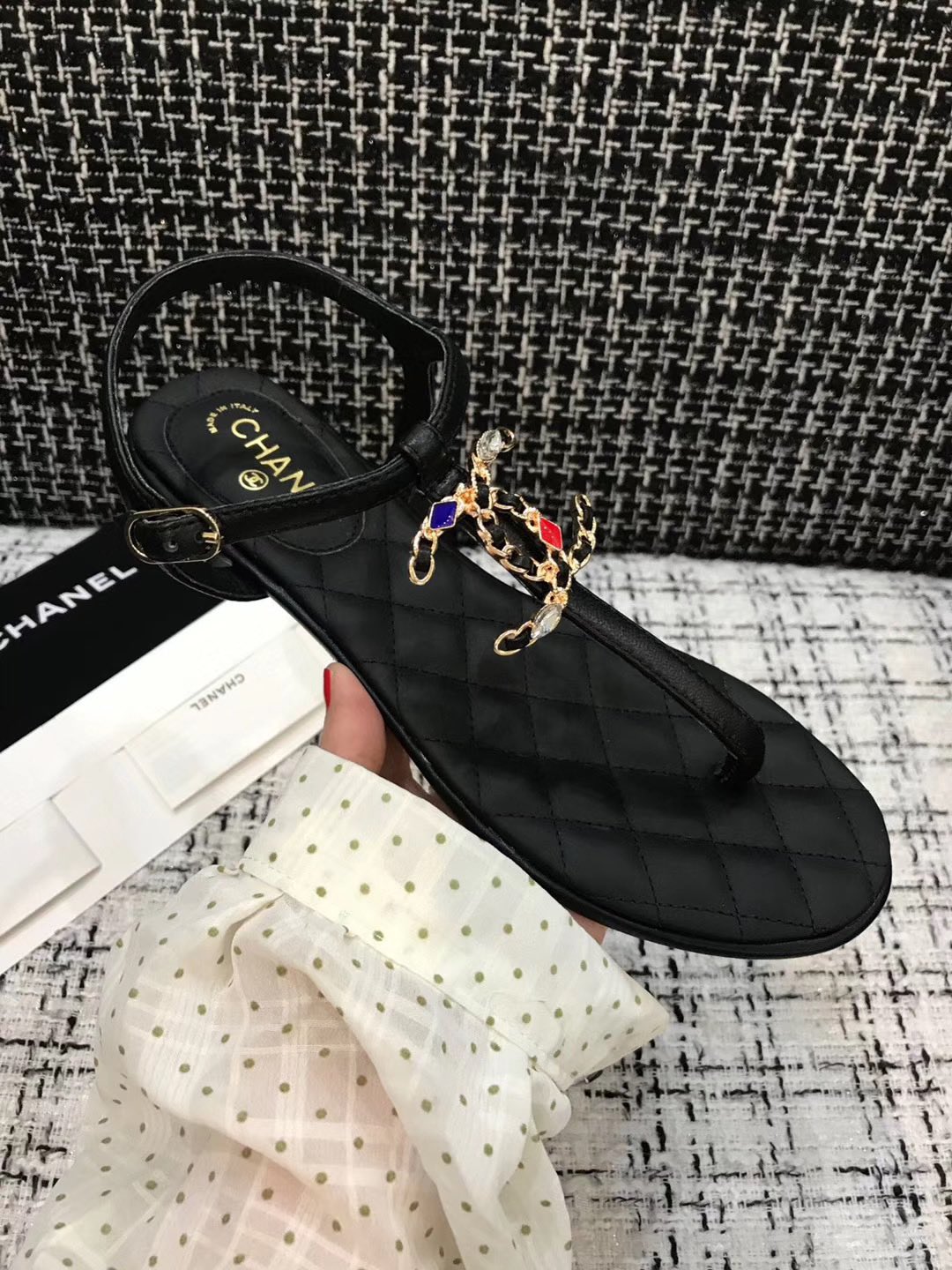 Chanel Slides 49 - vstockx