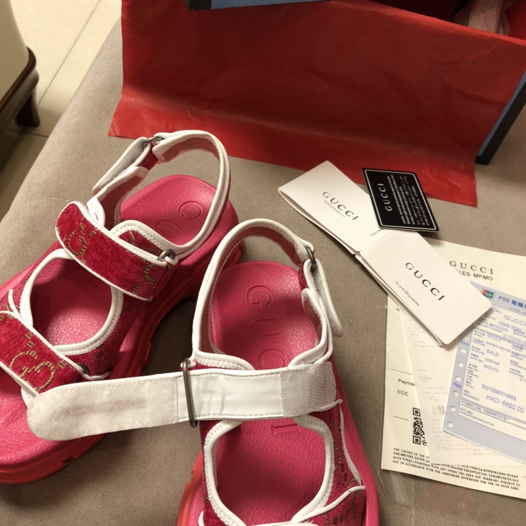 Gucci Leather espadrille with Double G WOMEN 1 - vstockx