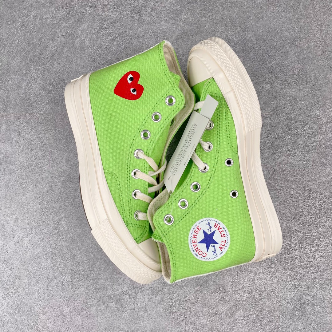 Converse Chuck Taylor All-Star 70s Ox Comme des Garcons Play Bright Blue - vstockx