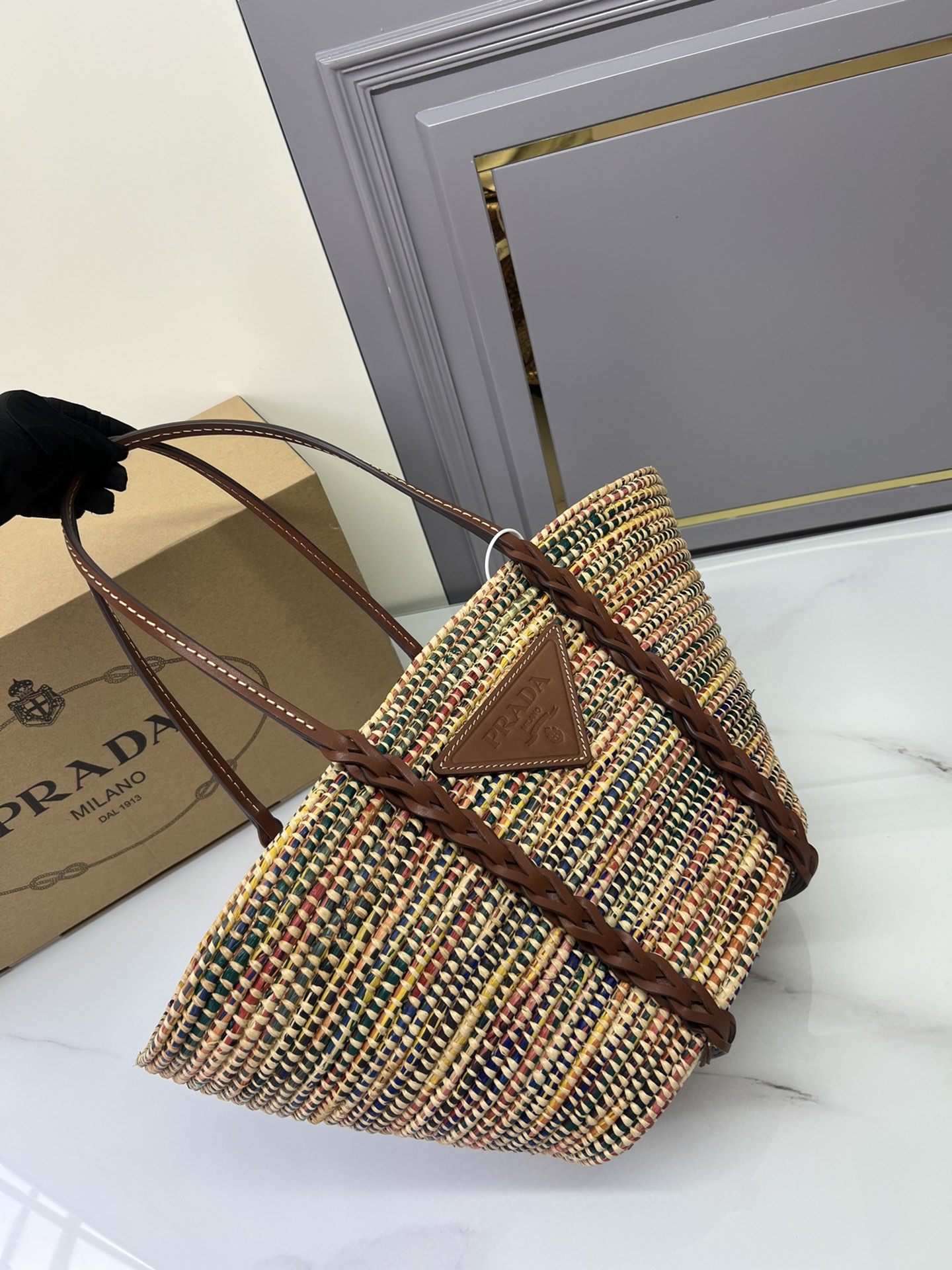 handbags prada Hobo 1BG312 25*25-50*16 - vstockx