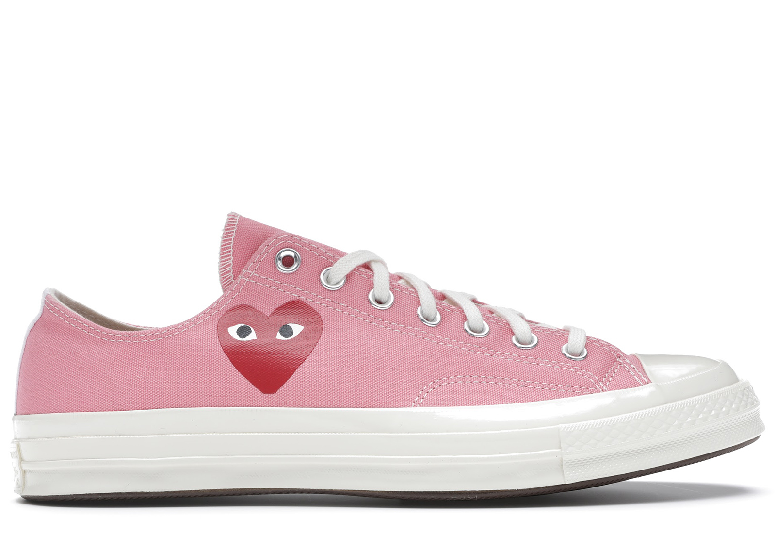Converse Chuck Taylor All-Star 70s Ox Comme des Garcons Play Bright Pink - vstockx