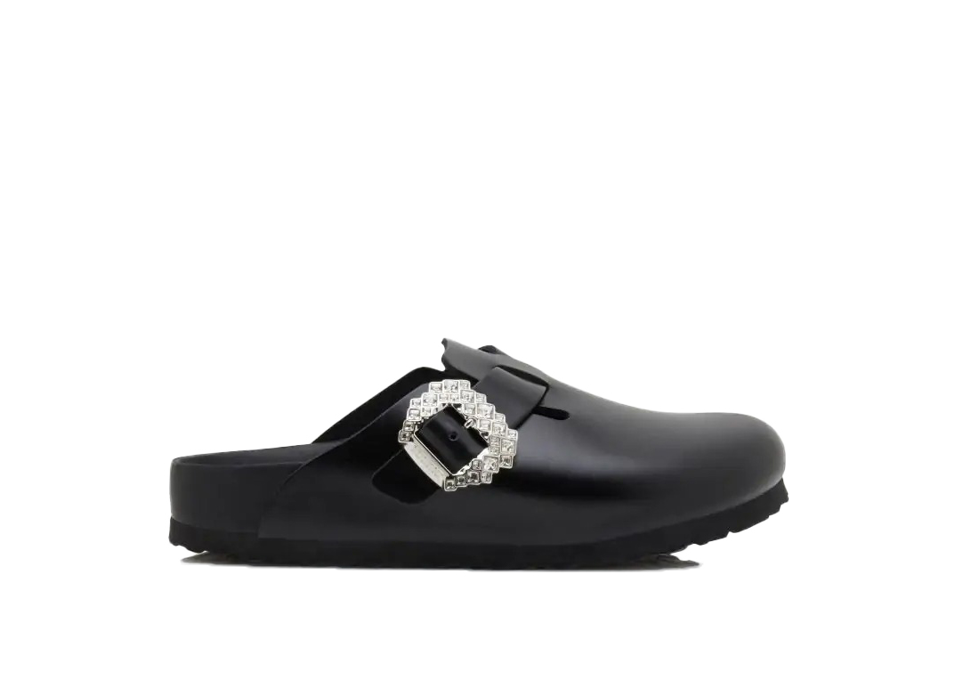 Birkenstock Boston Manolo Blahnik Black - vstockx