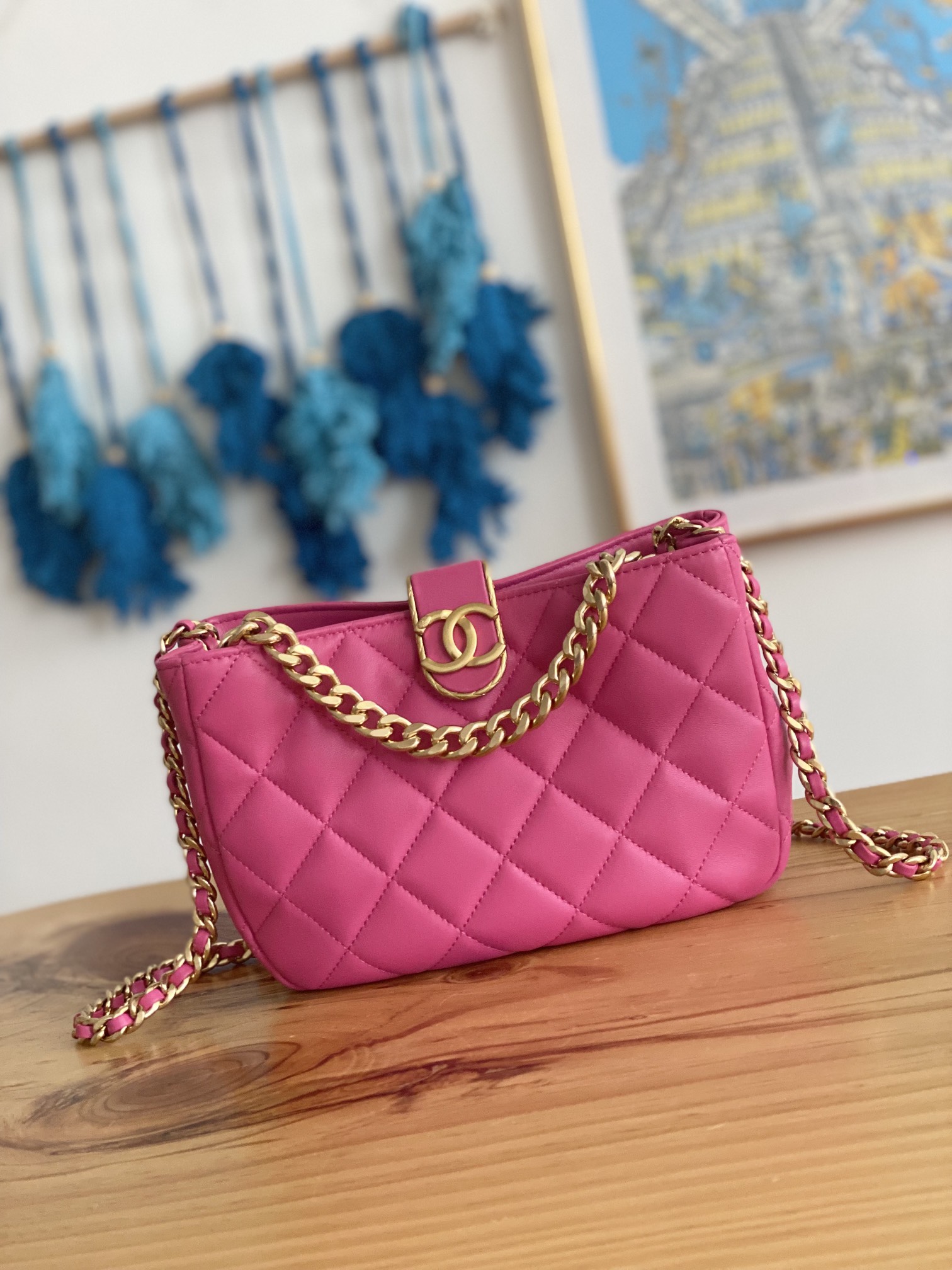 Handbag Chanel 3476 size 17*23*7* cm - vstockx
