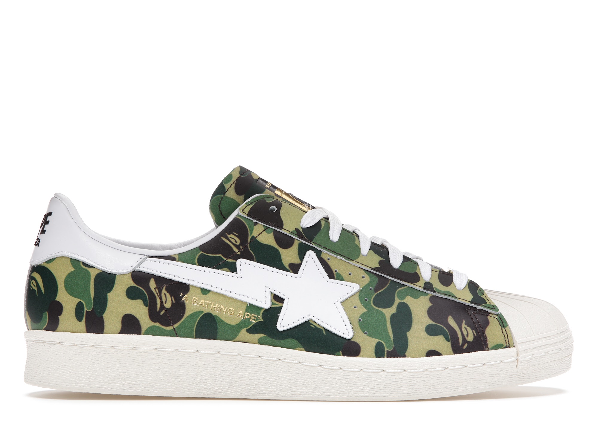adidas Superstar Bape ABC Camo Green - vstockx