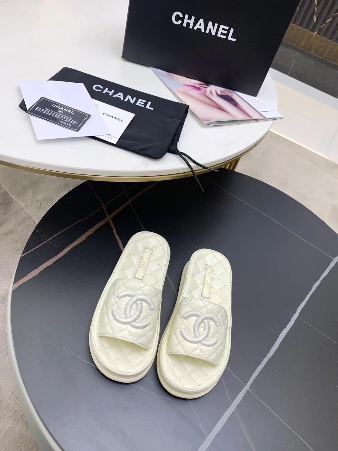 Chanel Slides 10 - vstockx