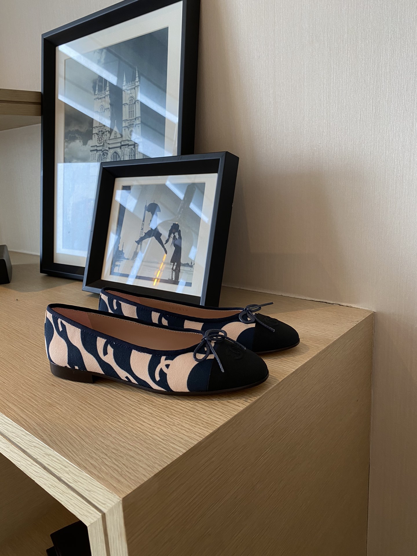 Chanel Ballerinas Fabric & Grosgrain 40 - vstockx