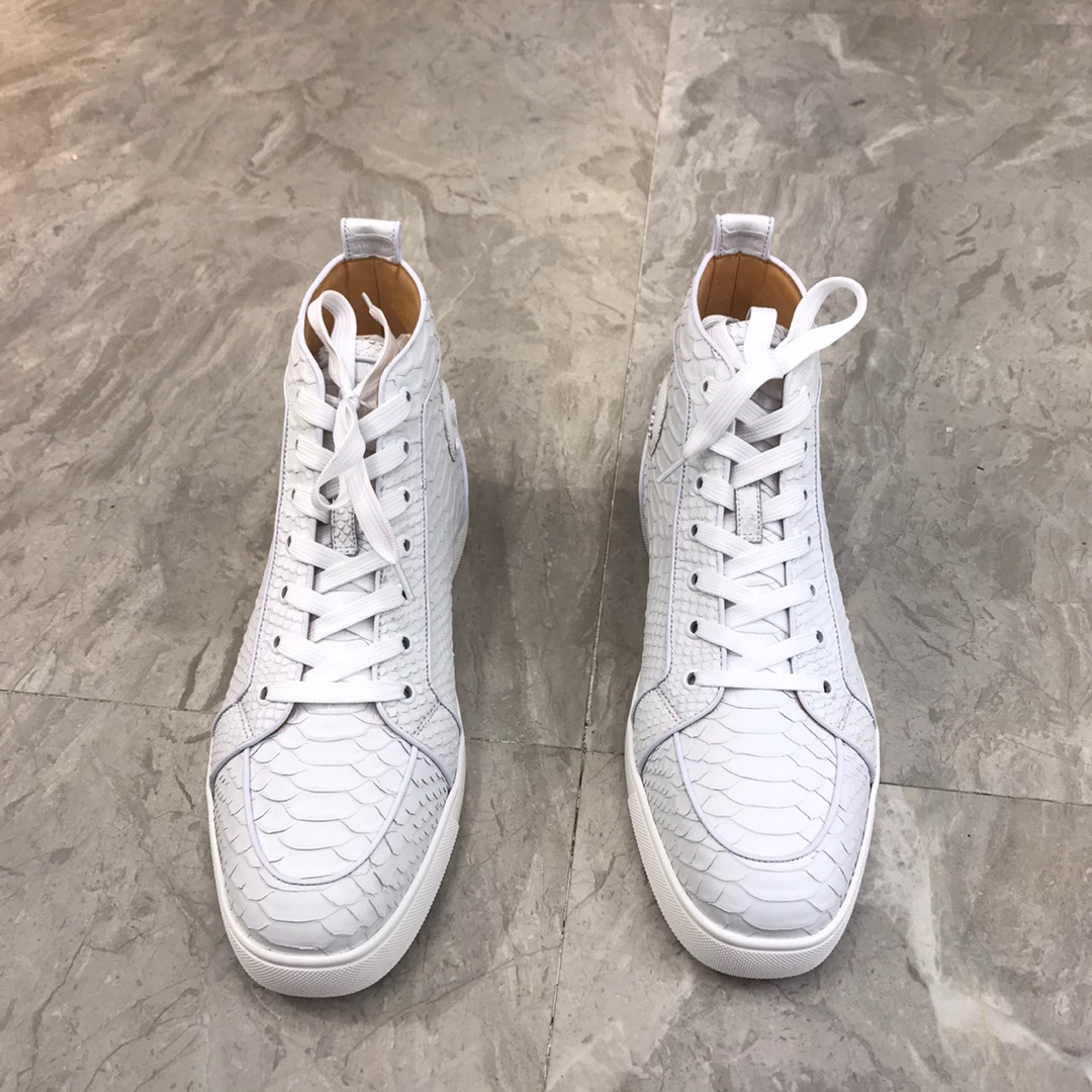 Christian Louboutin Louis Junior Spikes Orlato Flat Sneakers 24 - vstockx