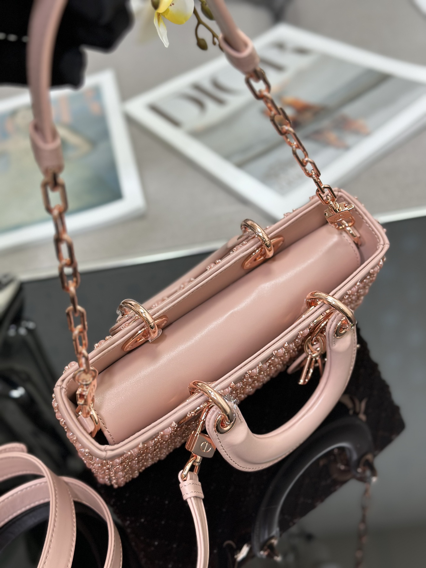Handbags Lady Dior M0613 size:22*12*6 cm - vstockx