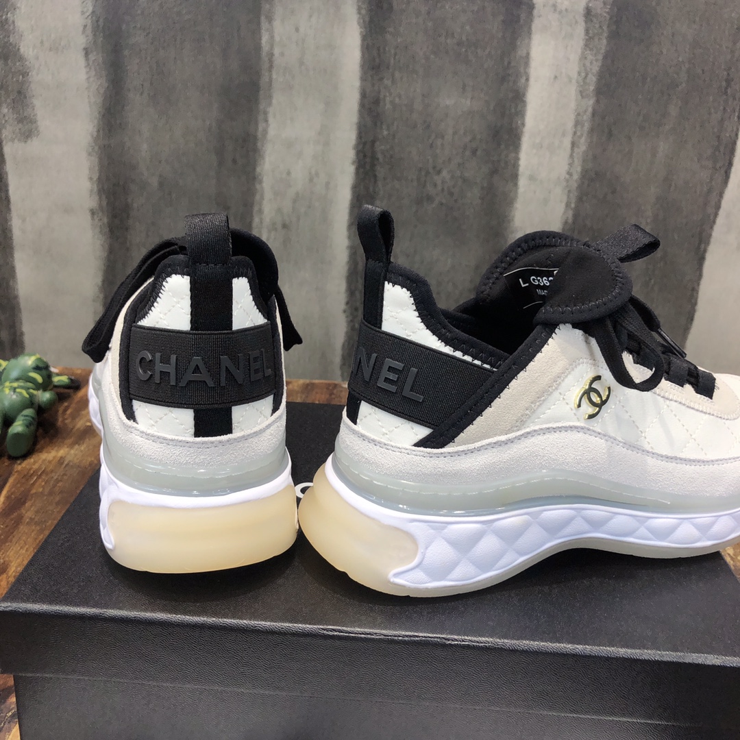 Chanel Fabric & Suede Calfskin Low Top Sneaker 12 - vstockx