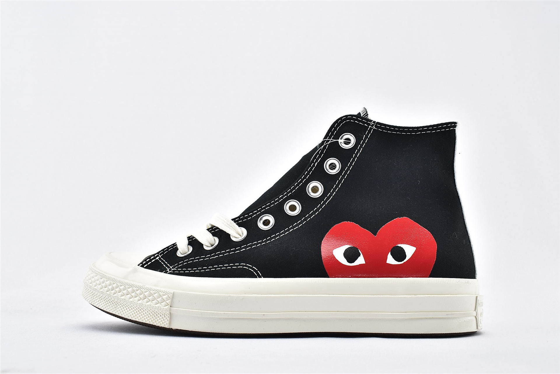 Converse Chuck Taylor All-Star 70s Hi Comme des Garcons PLAY Black - vstockx