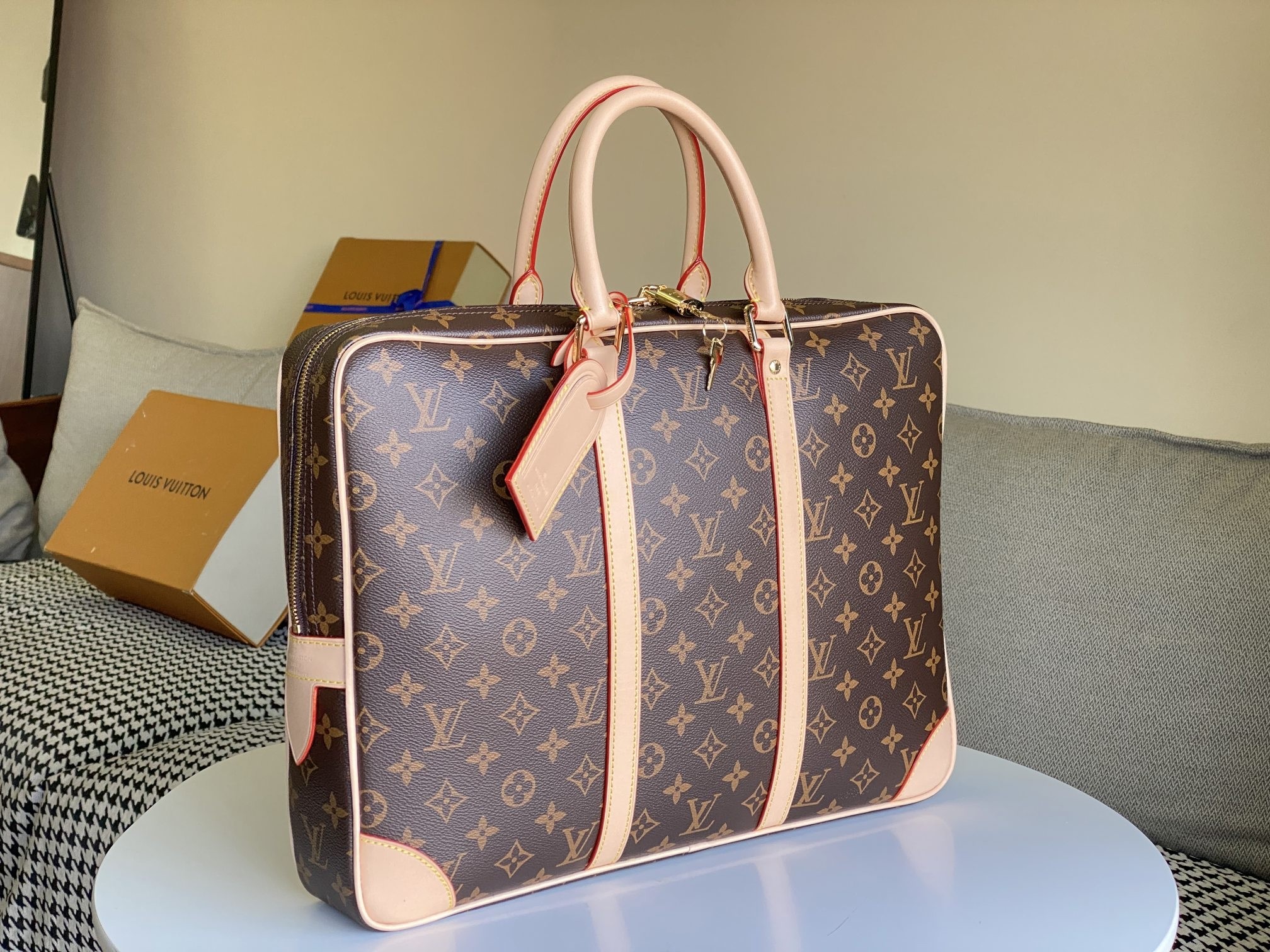 handbag Louis Vuitton N41124 41 x 31 x 7 cm - vstockx