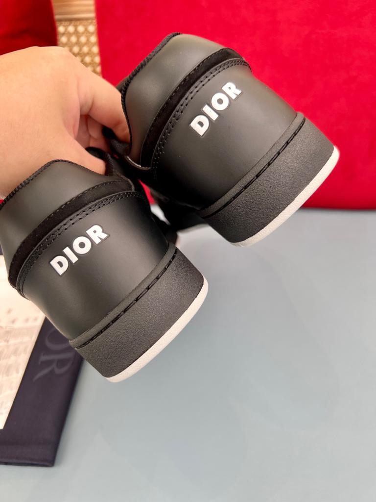 Dior B27 Low Black Dior Oblique Galaxy Leather Grey - vstockx