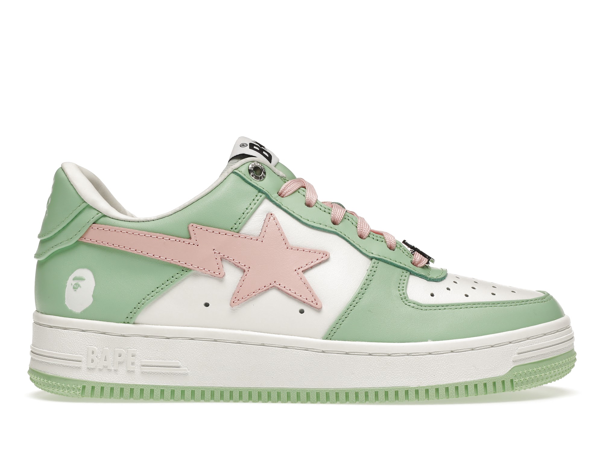 A Bathing Ape Bape Sta Pastel Green - vstockx