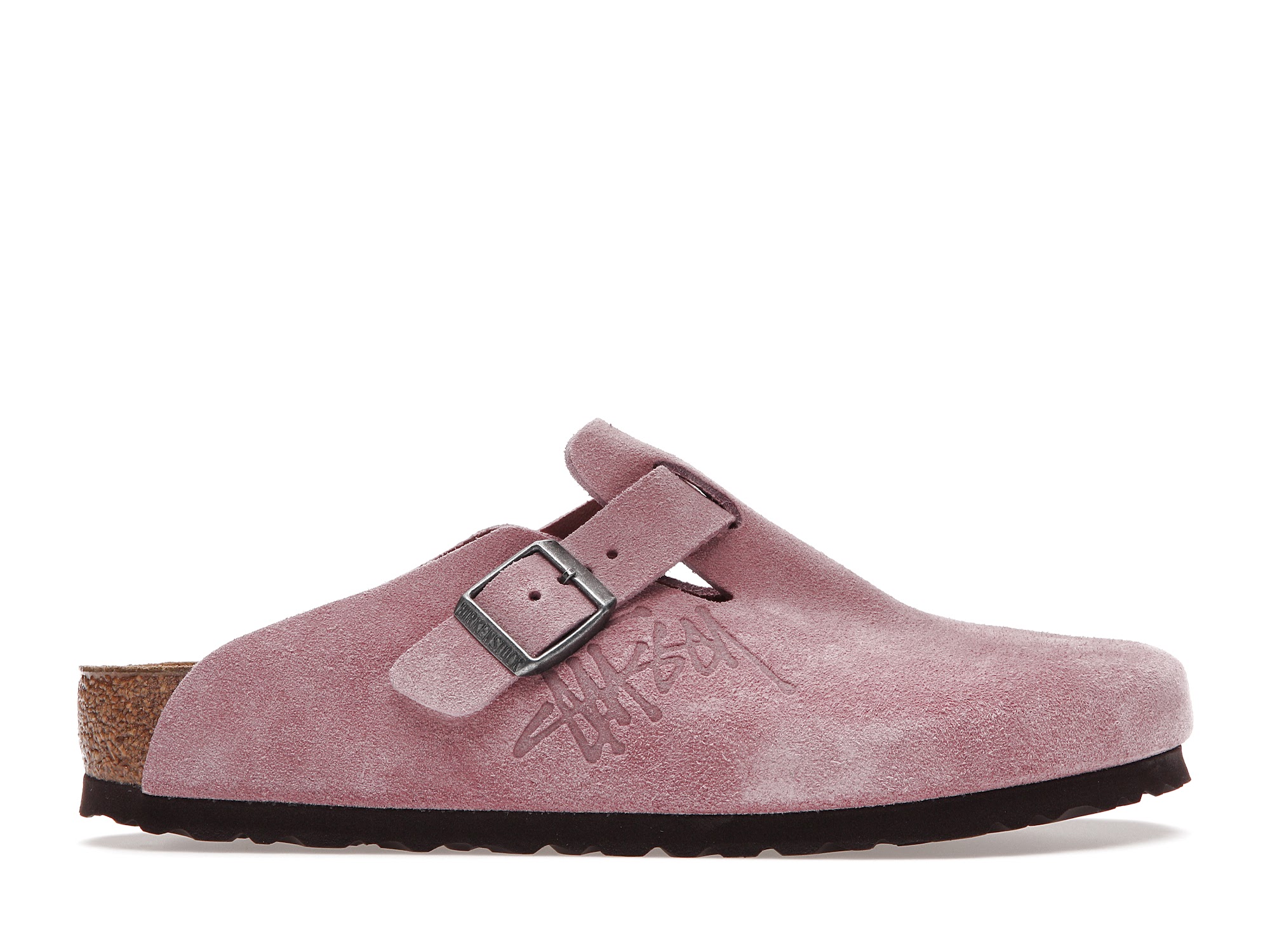 Birkenstock Boston Clog Stussy Dusty Pink (2021) - vstockx