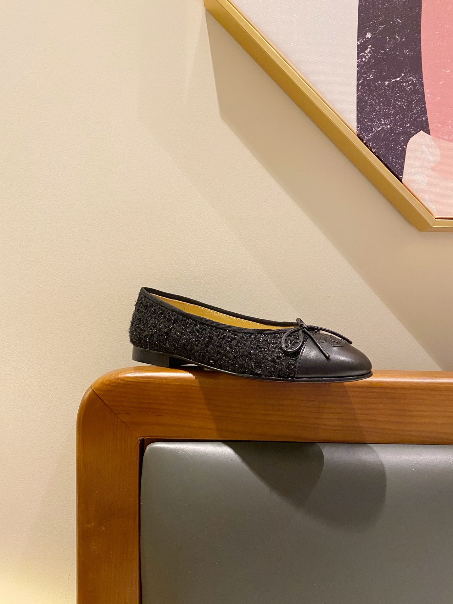 Chanel Ballerinas Fabric & Grosgrain 32 - vstockx