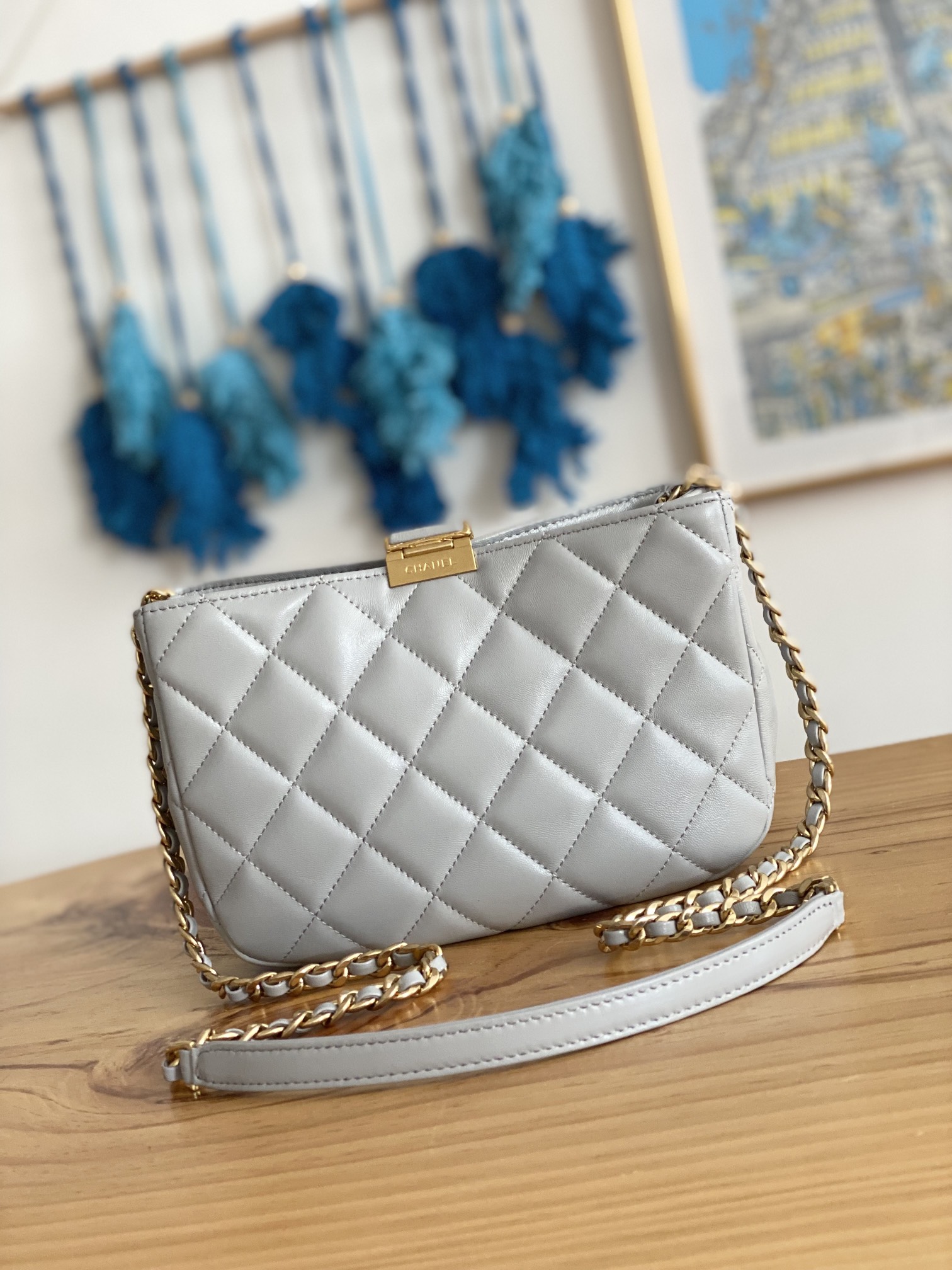 Handbag Chanel 3476 size 17*23*7* cm - vstockx