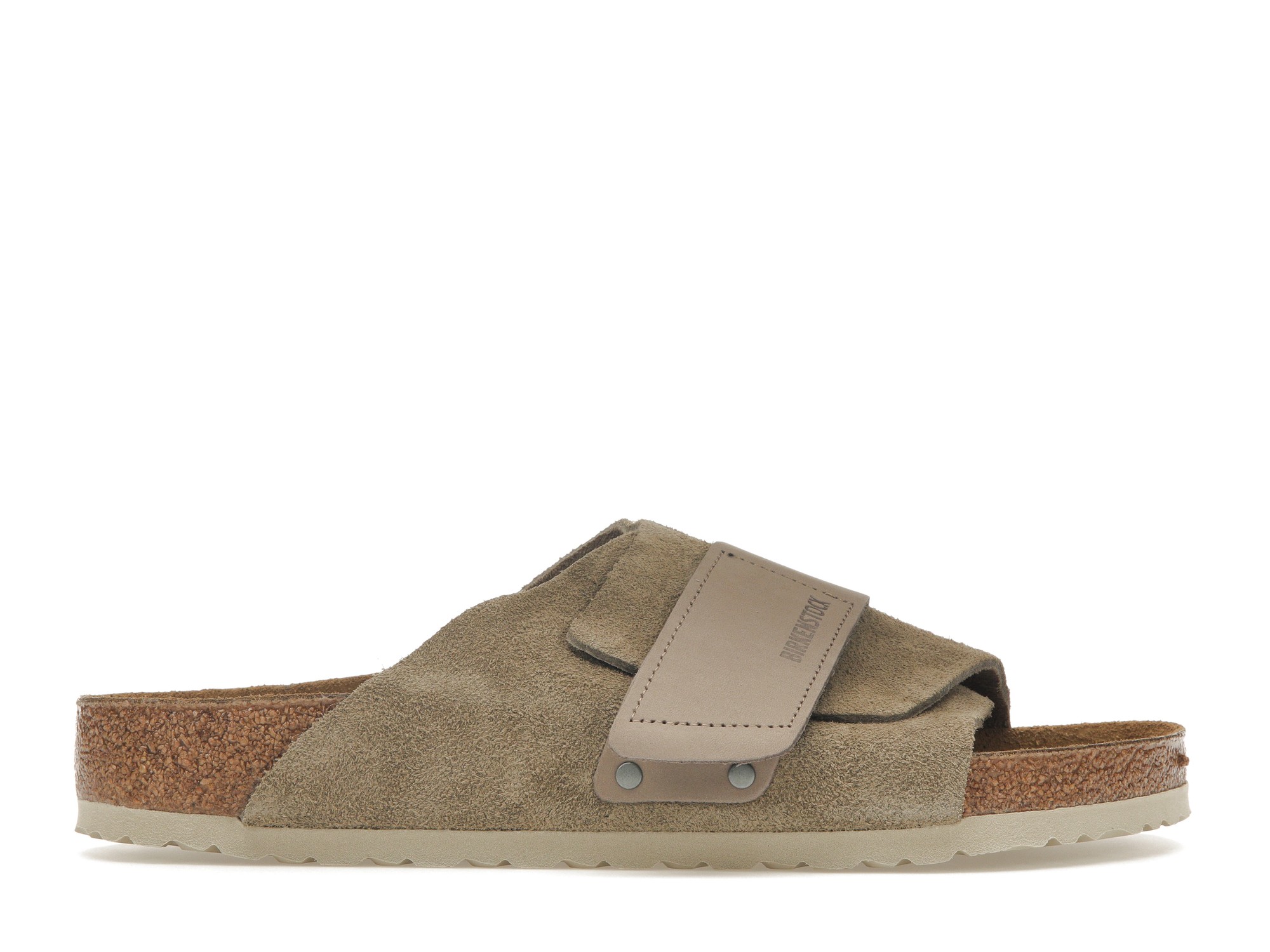 Birkenstock Kyoto Nubuck Suede Taupe - vstockx
