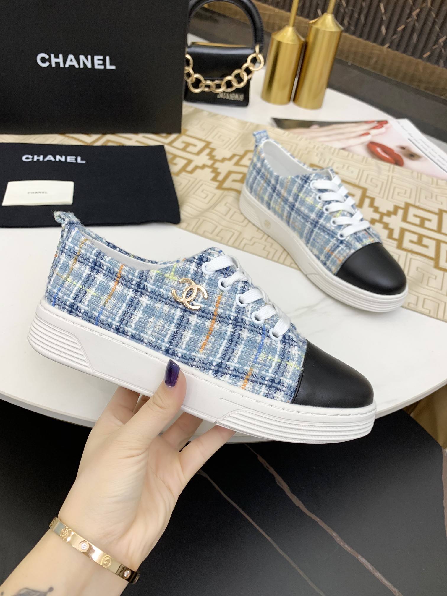 Chanel Platform Sneaker 32 - vstockx