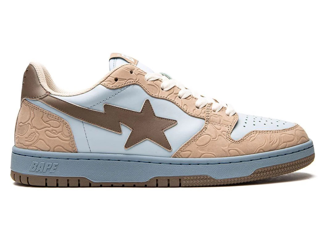 A Bathing Ape Court Sta Beige - vstockx