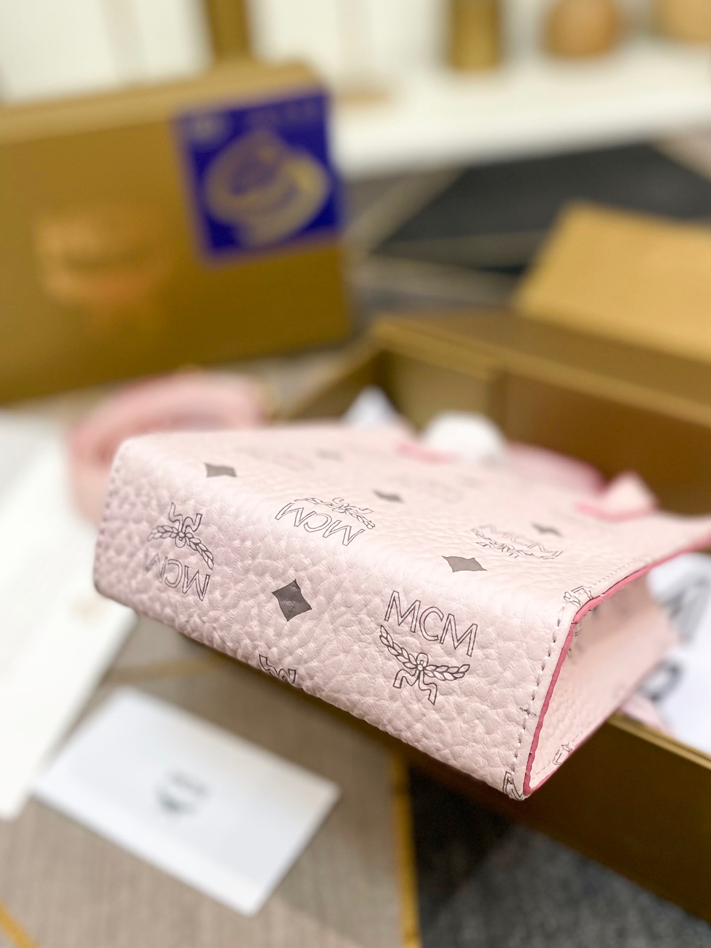 Handbags MCM mom size:17*14 cm - vstockx