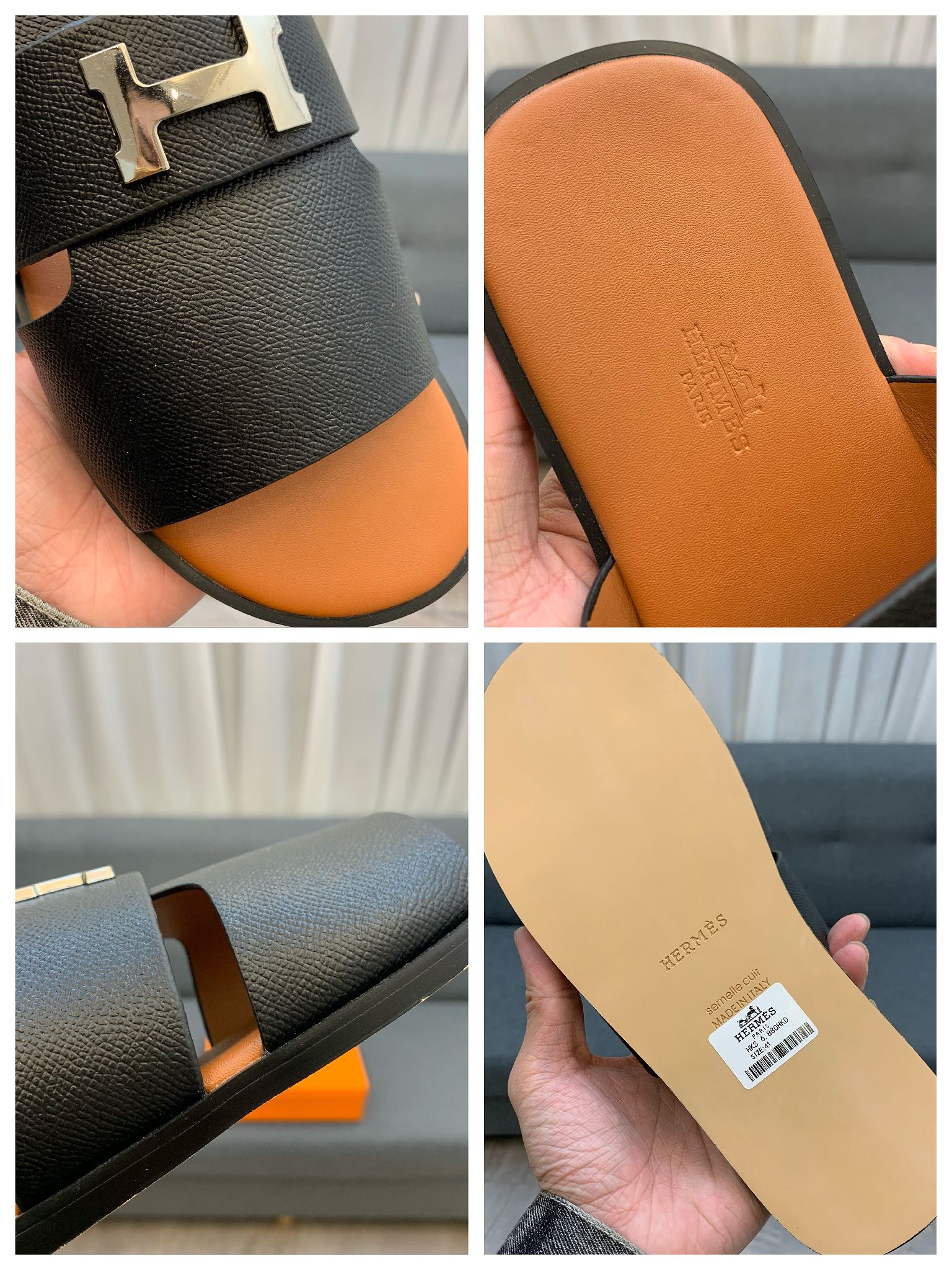 Hermes Sandals 32 - vstockx