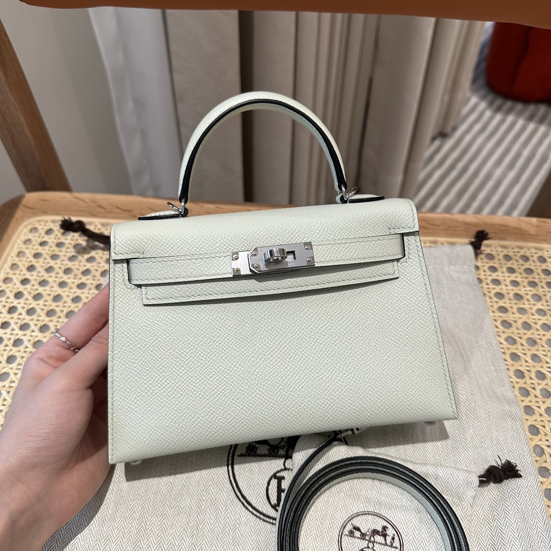 Handbags Hermes mini Kelly size:19 cm - vstockx