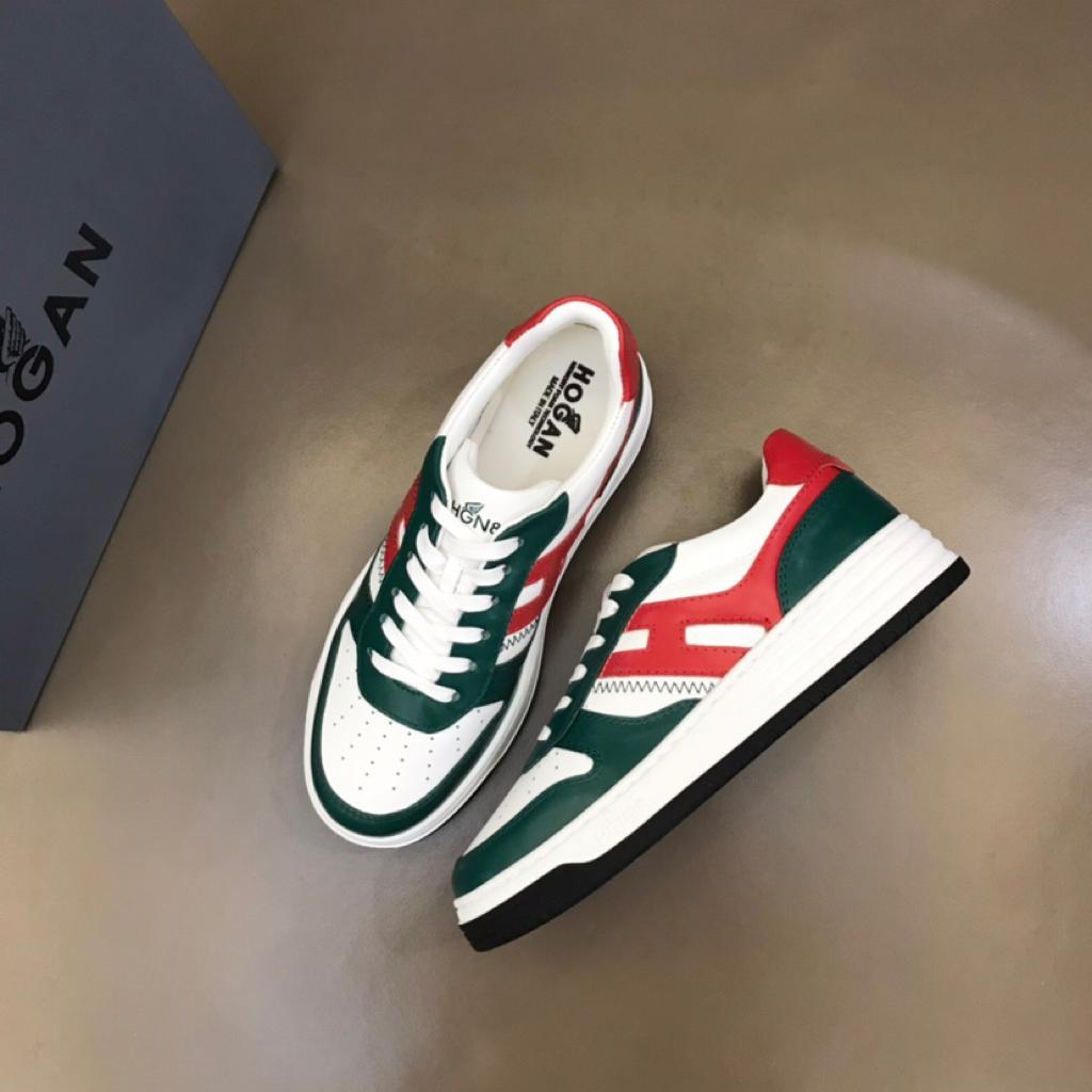 Hogan H630 White Green Red - vstockx