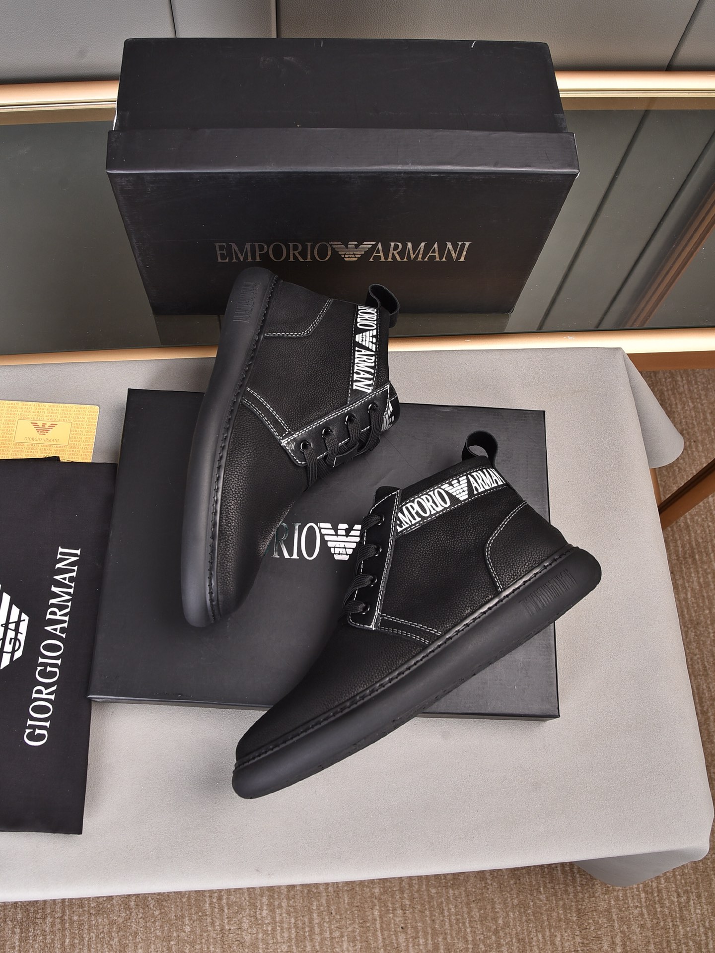 Armani High Top Sneaker 5 - vstockx