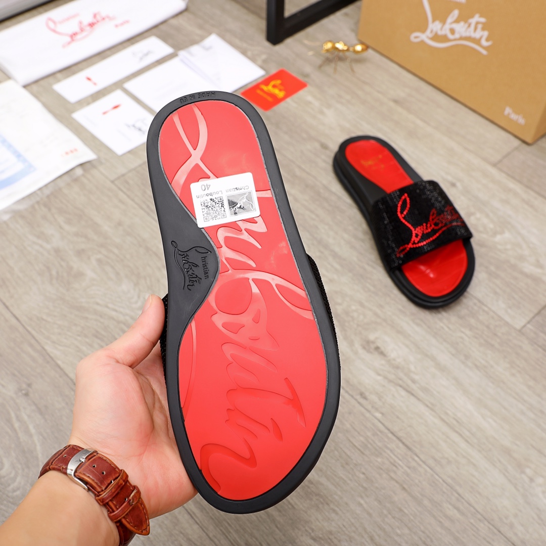 Christian Louboutin Loubi Flip 6 - vstockx