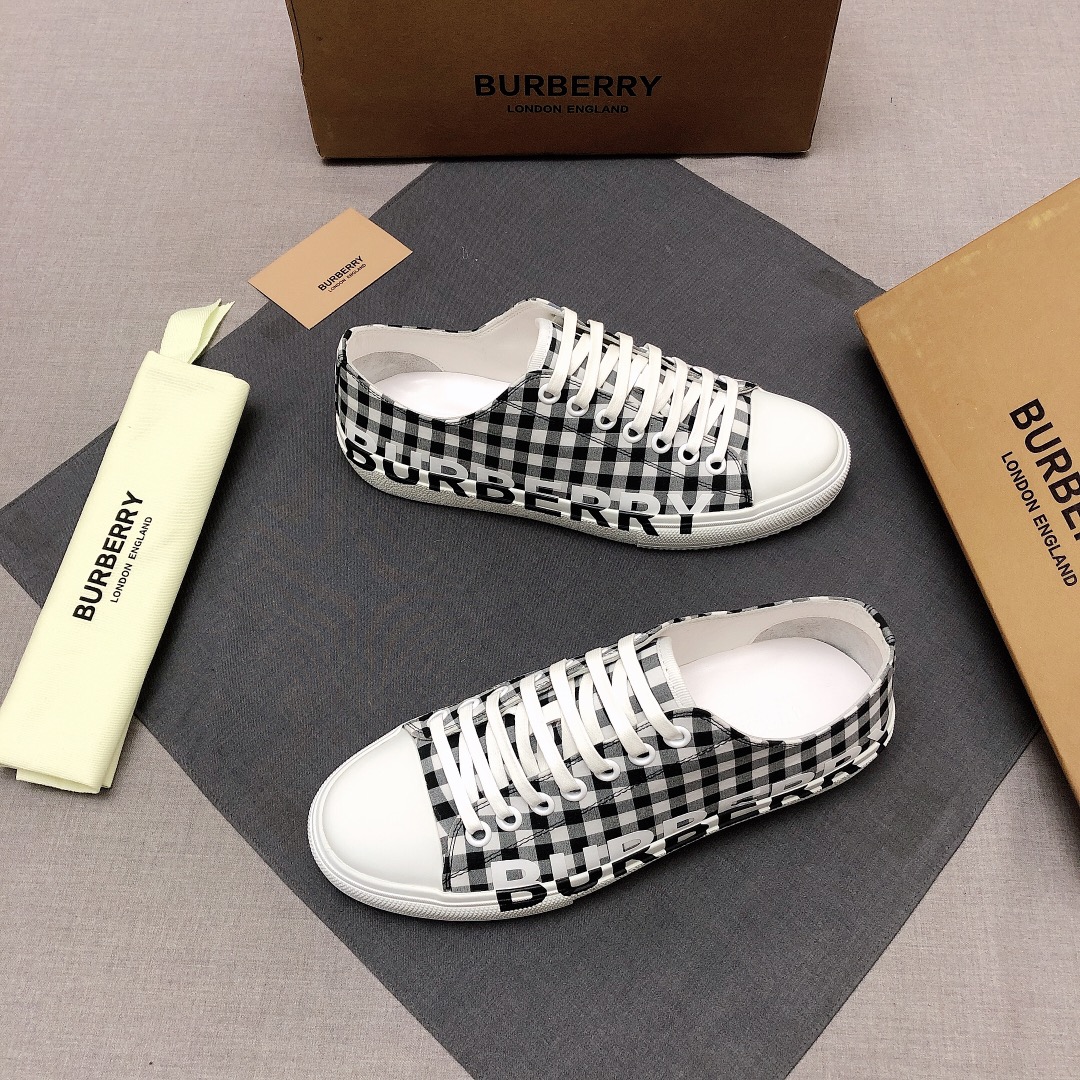 Burberry Perforated Check Sneaker 11 - vstockx