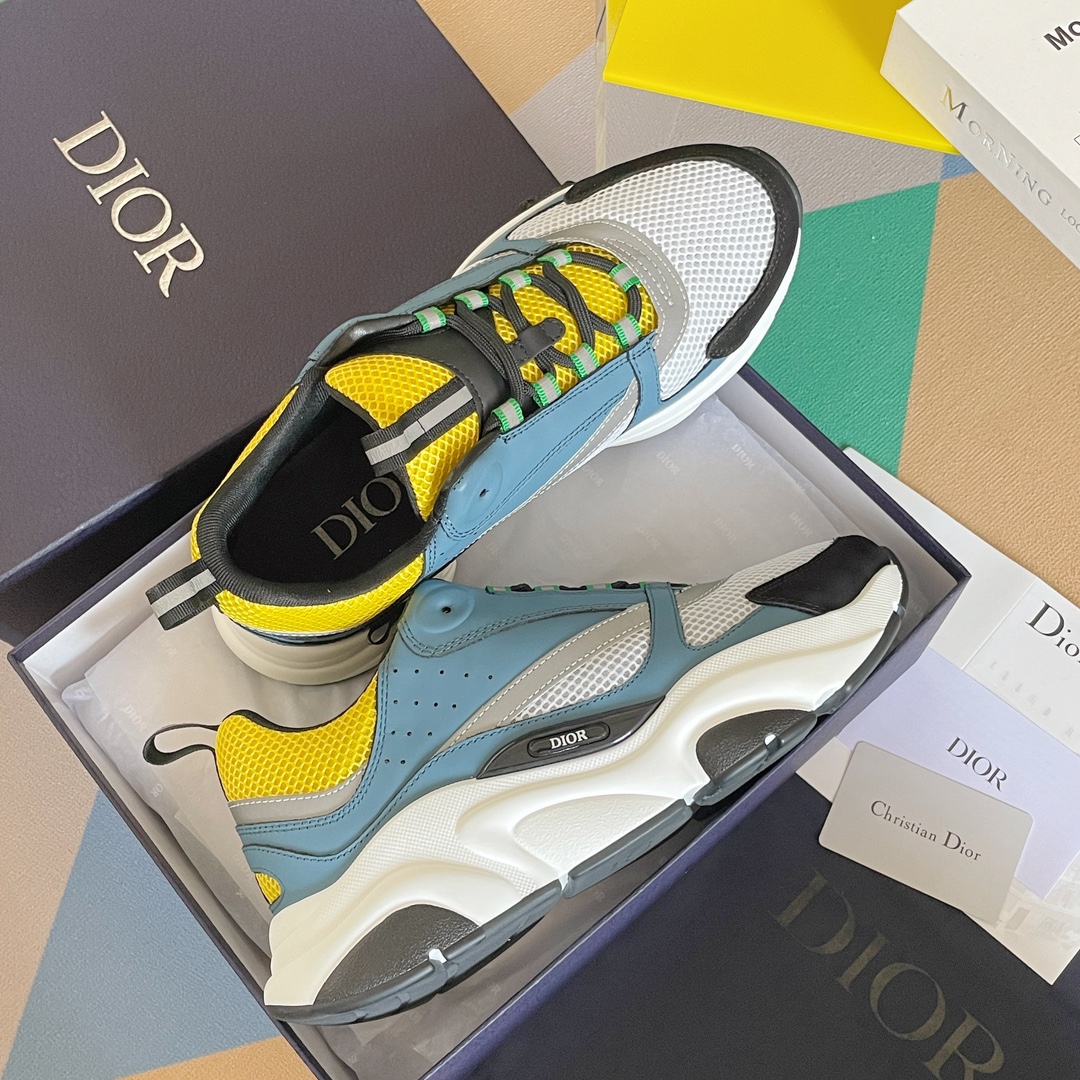 Dior B22 Blue Yellow - vstockx