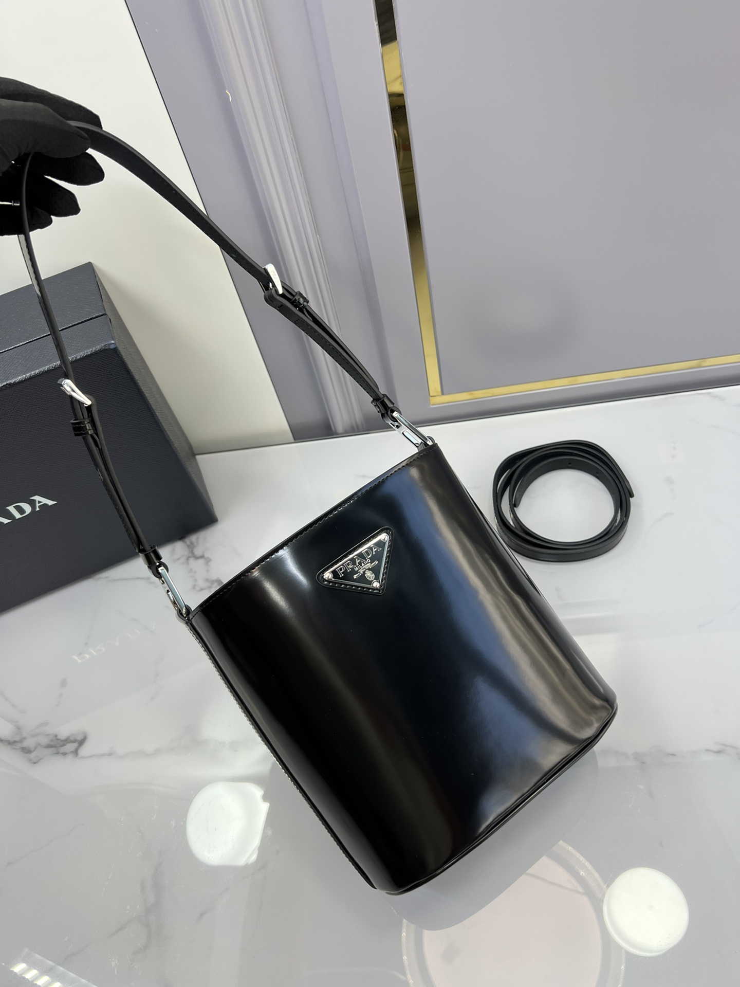 handbags prada 1BE059 17*18*10.5 - vstockx