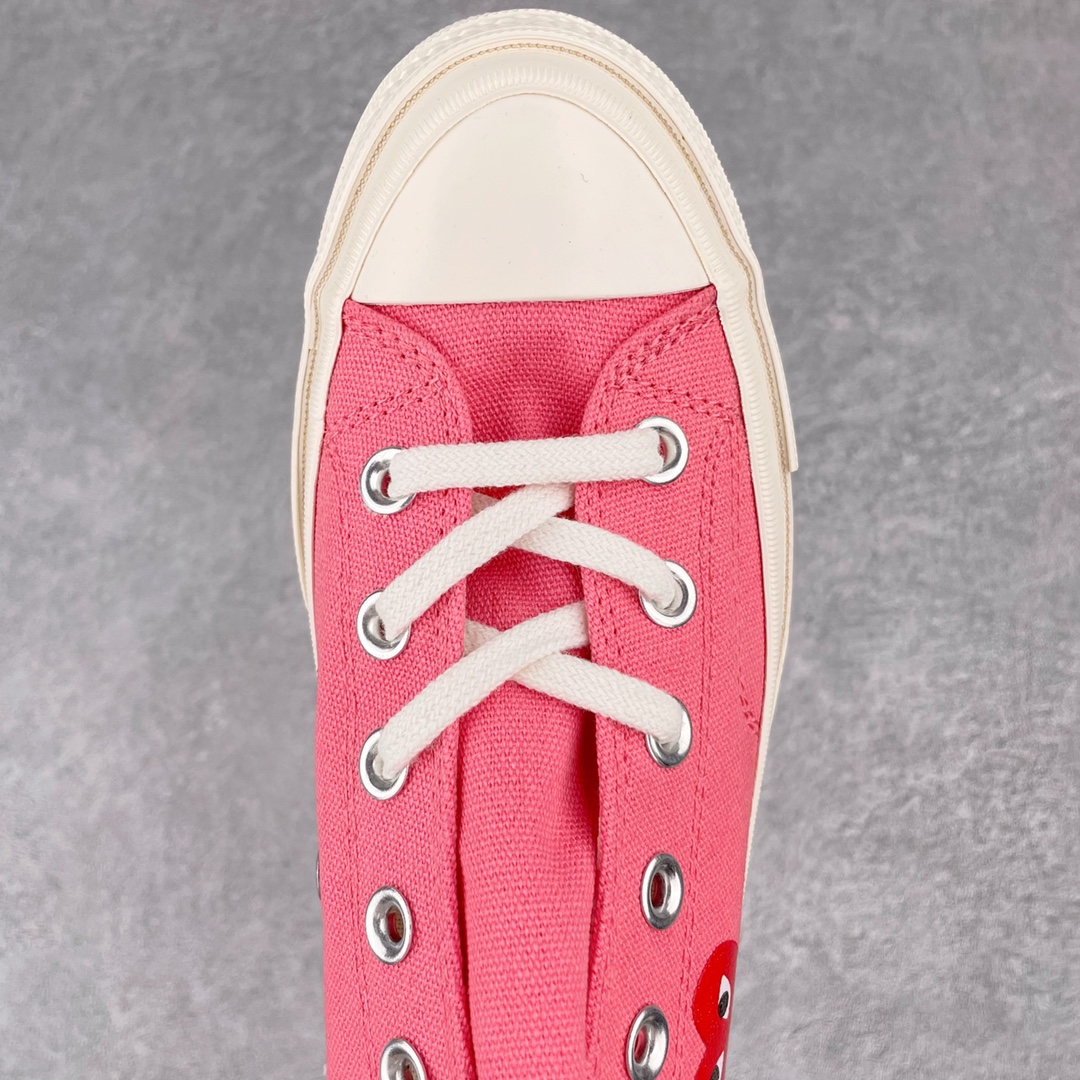 Converse Chuck Taylor All-Star 70s Ox Comme des Garcons Play Bright Pink - vstockx