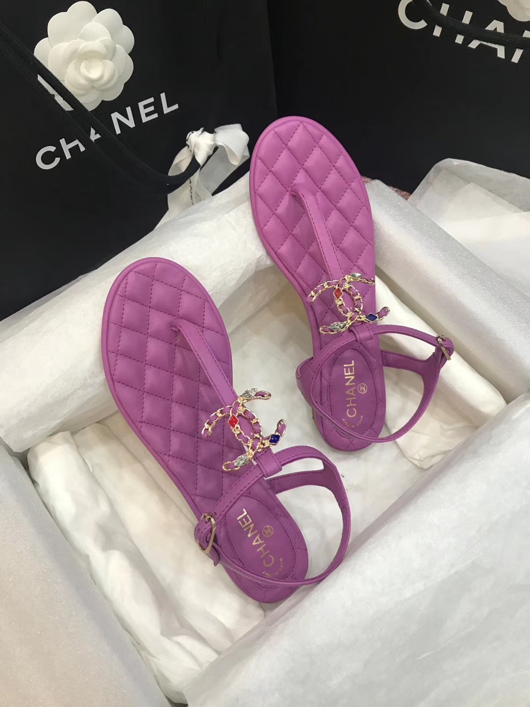 Chanel Slides 48 - vstockx