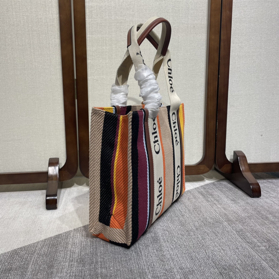 Handbags Chloe Woody 6043 size:37-26-12 cm - vstockx