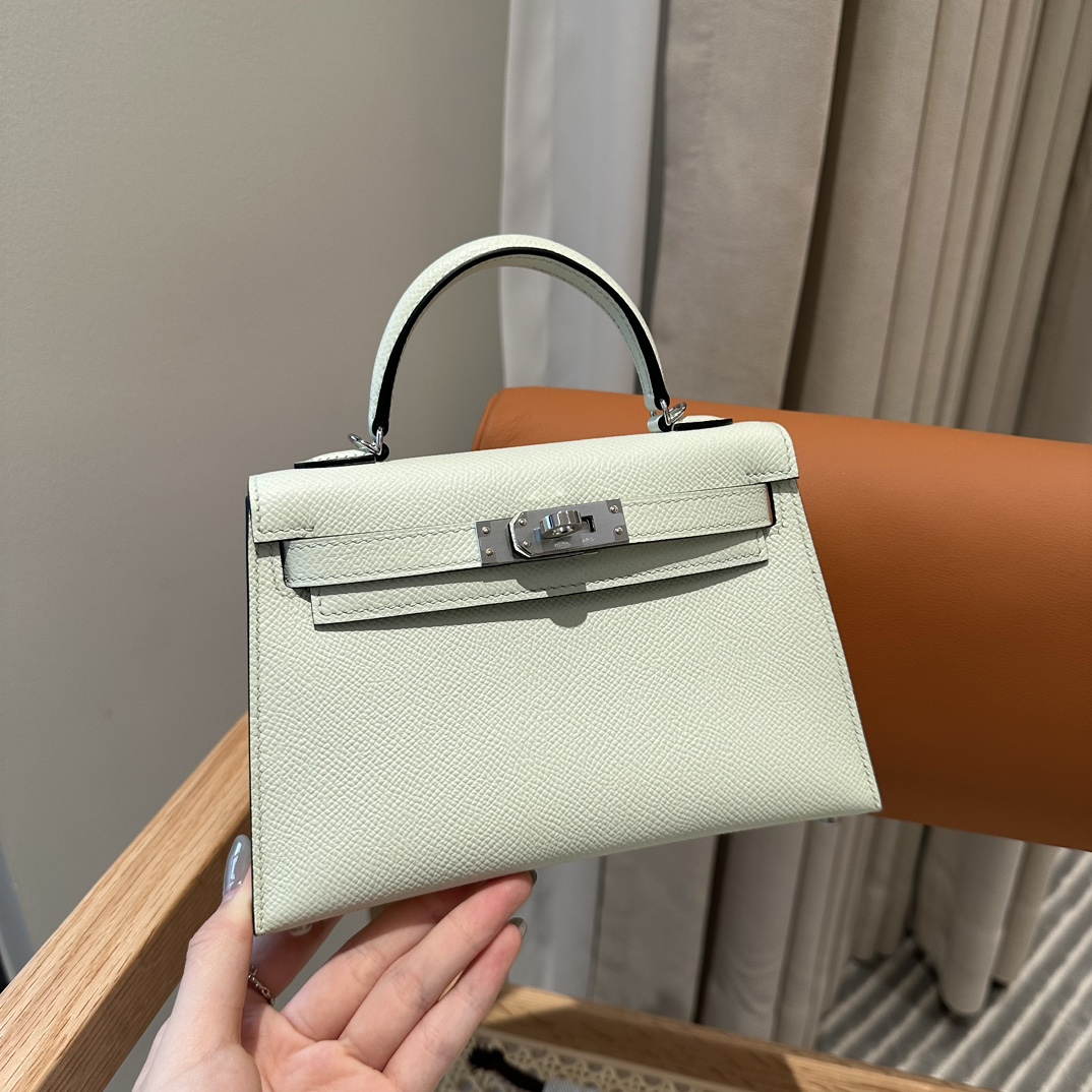 Handbags Hermes mini Kelly size:19 cm - vstockx
