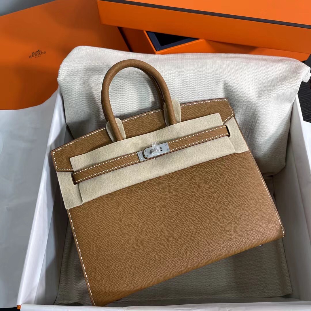 Handbags Hermes Birkin Sllier size:25 cm - vstockx