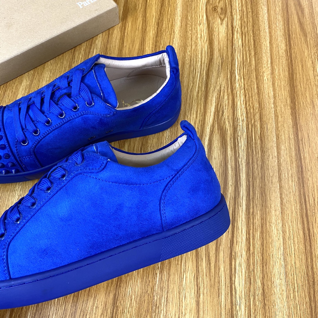 Christian Louboutin Louis Junior Spikes Orlato Flat Sneakers 9 - vstockx