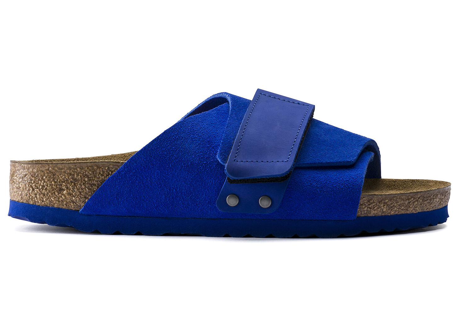 Birkenstock Kyoto Nubuck Suede Ultra Blue - vstockx