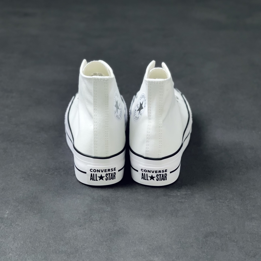 Converse Chuck Taylor All-Star Hi Platform White Black (W) - vstockx