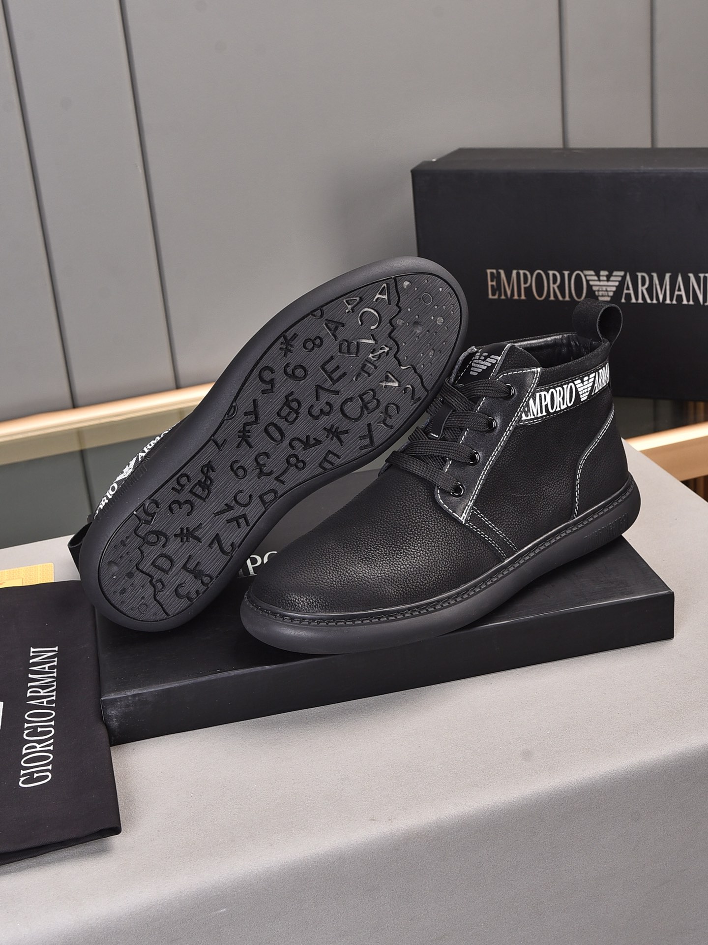 Armani High Top Sneaker 5 - vstockx