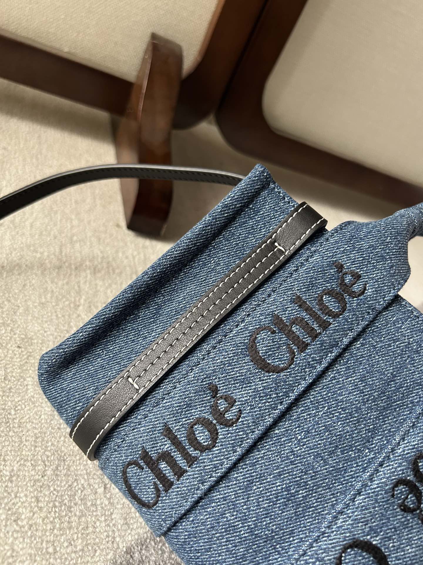 Handbags Chloe Woody Tote Bag mini 6074 size:20*14*6 cm - vstockx