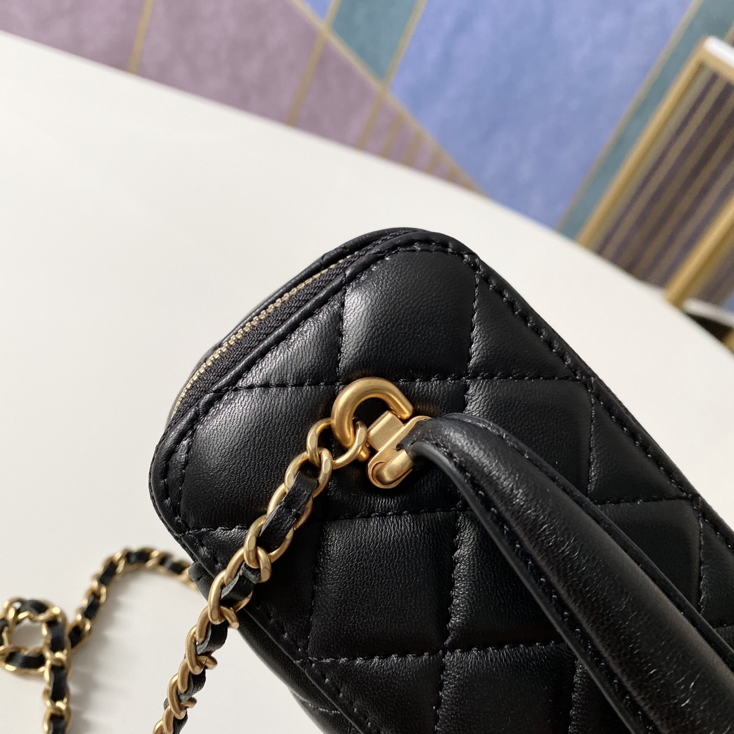 Handbag chanel 81118 sizez 9.5 17 8 cm - vstockx