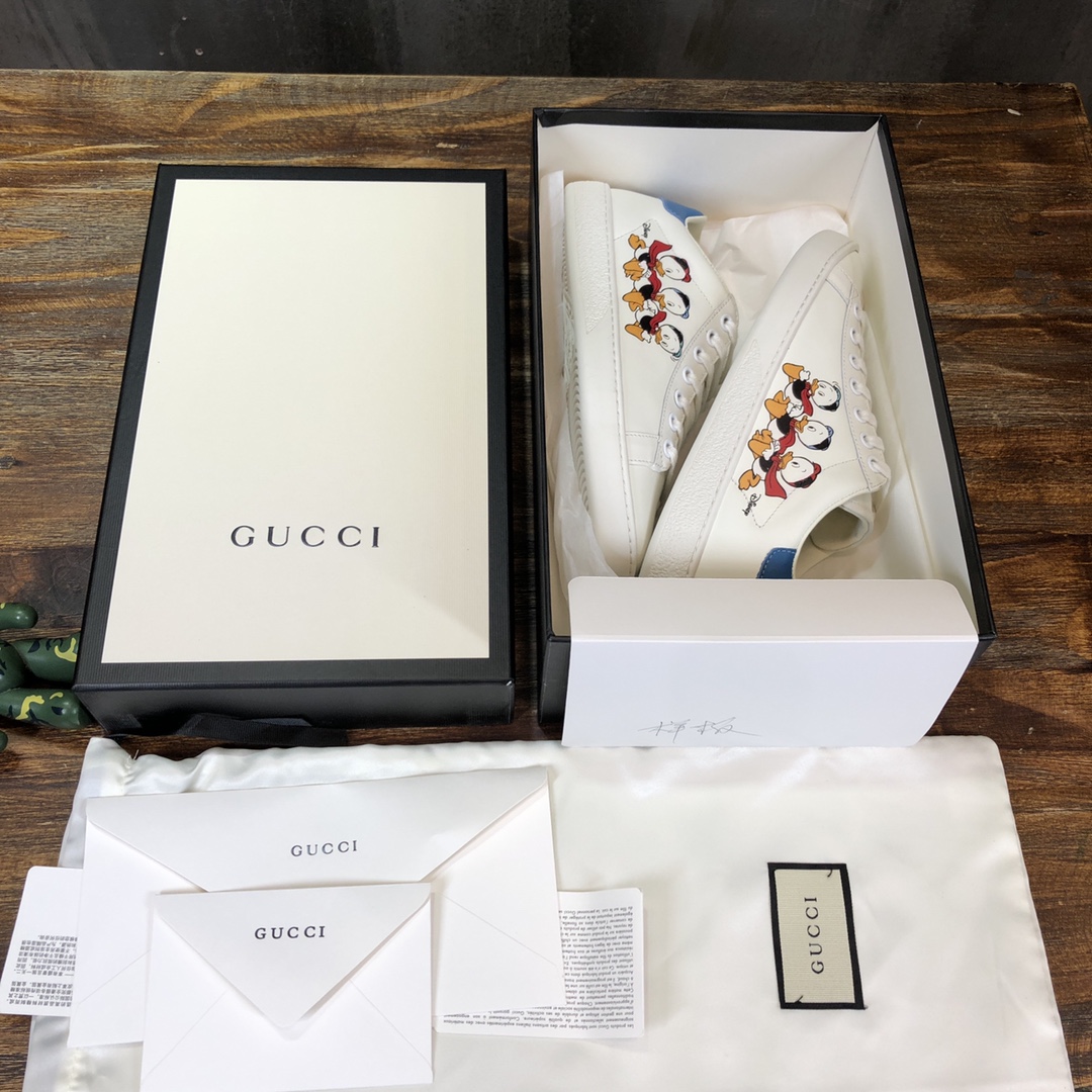 Gucci Ace x Disney Huey, Dewey, Louie - vstockx
