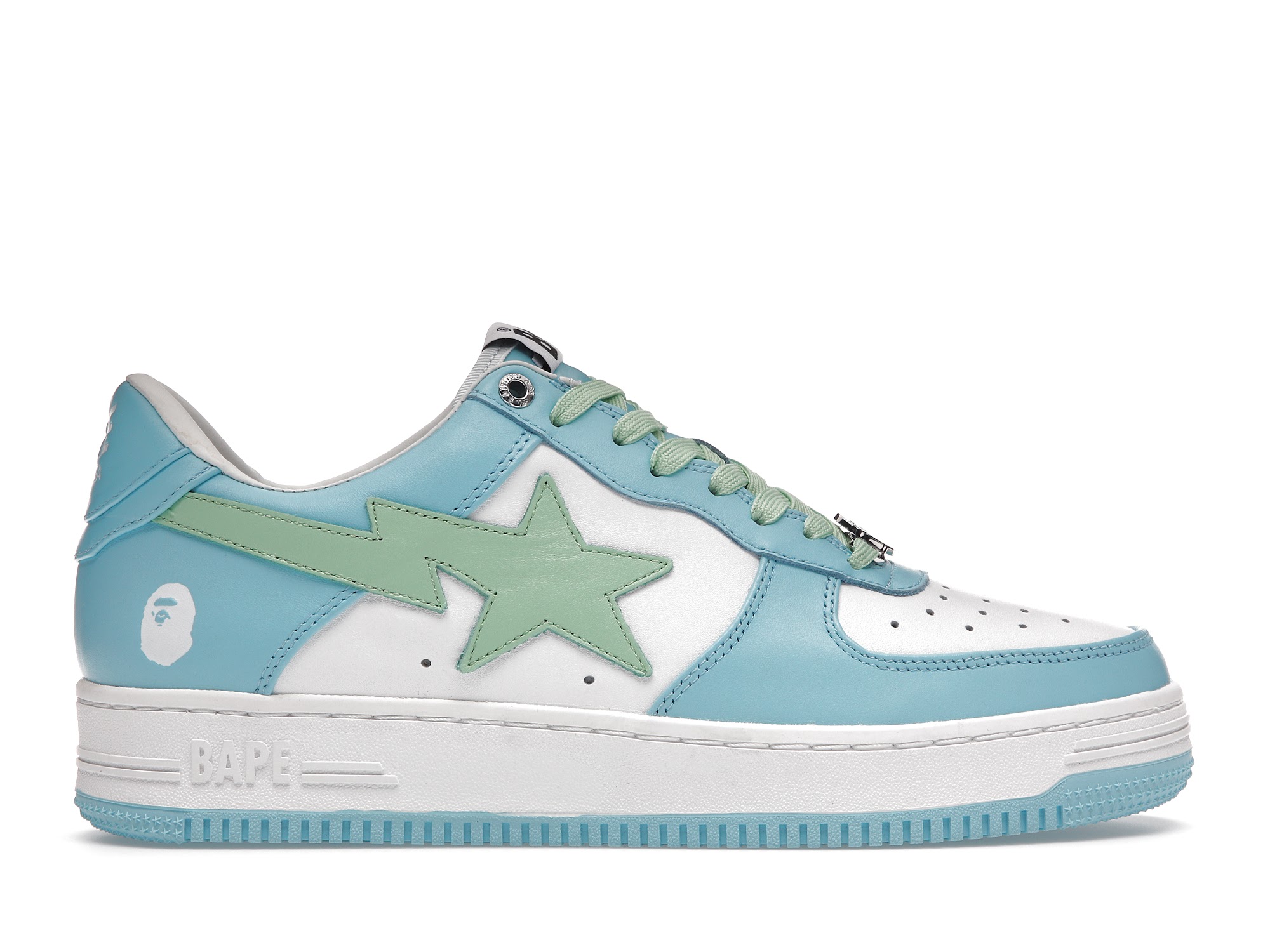 A Bathing Ape Bape Sta Pastel Blue - vstockx