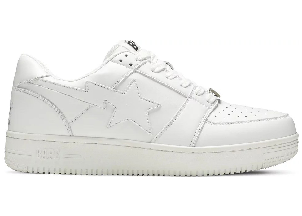 A Bathing Ape Bape Sta Low M2 White - vstockx